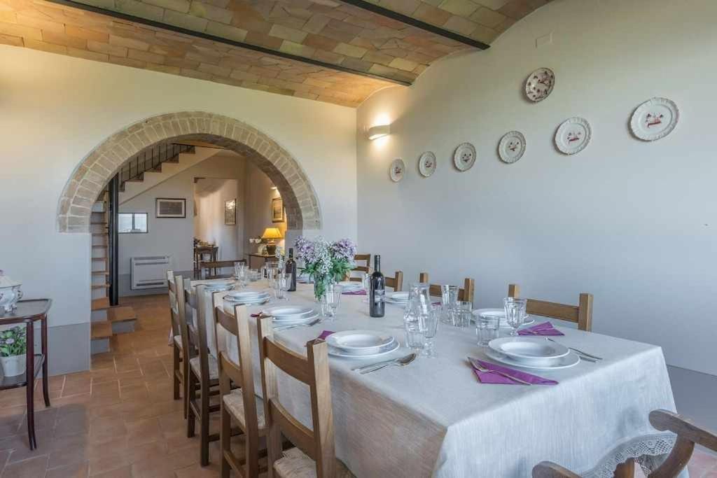 Villa I Cipressini Piscina Riscaldata Spa Toscana Pienza Exterior foto